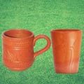 matir mug / matir glass / Clay glass - 1 piece.