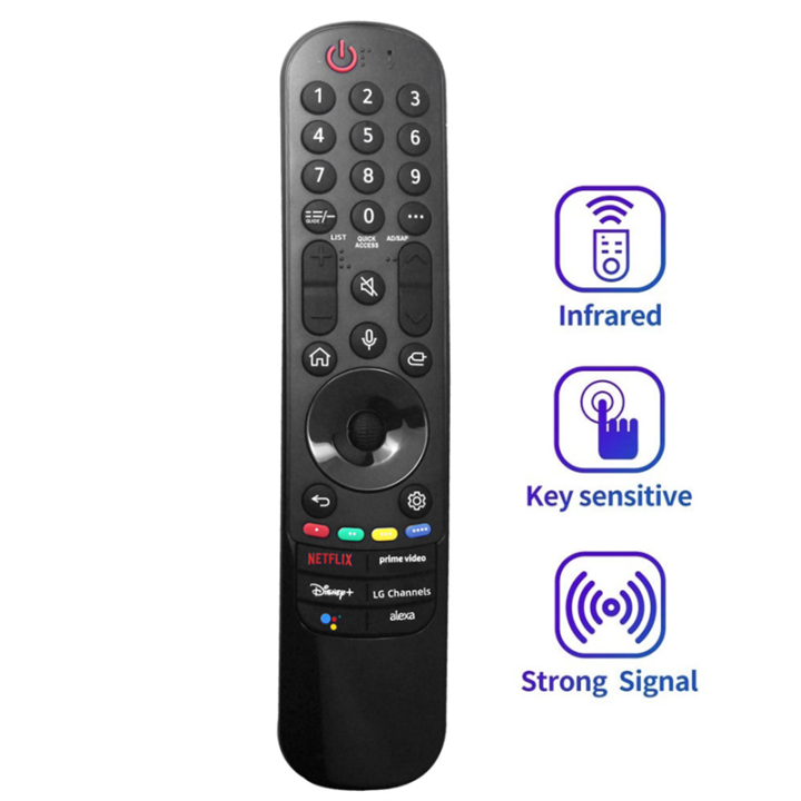 Replace%20MR22GA%20AKB76039902%20Remote%20For%20LG%20Smart%20TV%202022%20OLED%20TV%20Z2,%20G2,%20C2,%20B2,%20A2%20QNED99,%2090,%2085,%2080%20NANO80,%2075%20UQ90%20Easy%20To%20Use%20Black%20-%20Image%202
