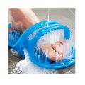 Plastic Bath Shoes Pumice Stone Foot Scrubber Shower Brush Massager Slippers for Bathroom Feet Heel Care. 