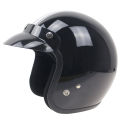 Universal Black 3-Snap Motorcycle Helmet Peak Lens Open Face Sun Shade Visor Shield. 