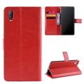 For Vivo V11 Pro Vintage Leather Magnetic Buckle Flip Cover Case. 
