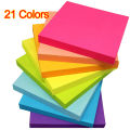 Office stationery sticky book home office index notepad self-color sticky notes sticker 100 sheets / private room notebook students. 
