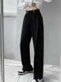 Pink Sweatpants Joggers Women Wide Leg Autumn Baggy Pants For Women High Waist Dark Gray Oversize Pants Women's Sweatpants 2022.