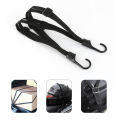 High-Strength Retractable Helmet Rope Highly Elastic Motorcycle Luggage Binding Cord Rubber Strap Rope Universal Motor Bike Helmet Carrying Rope with 2 Hook.