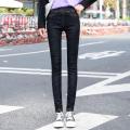 Fashion Elastic Waist Skinny Jeans Women Blue High Waist Stretch Pencil Denim Pants Plus Size Spring Jeans Pantalones Mujer. 