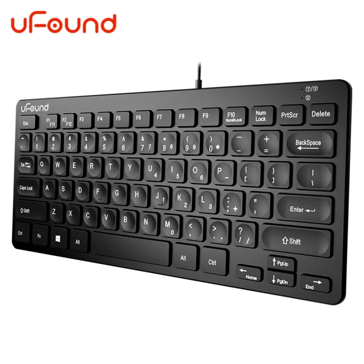 uFound%20U-71%20Wired%20Business%20Office%20Keyboard%2078-key%20USB%20Powered%20Chocolate%20Square%20Keycap%20Keyboard%20for%20Home/Office%20Grey%20-%20Image%208