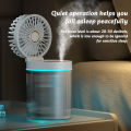 Humidification Fan Water Cooling Fan USB Mini Small Fan Desktop Fan 2024 Summer New Home Foldable Cold Air Humidifier Spray Fans.