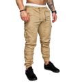 Men cargo pants Joggers Sweatpants Casual Male Sportswear Solid Multi-pocket Cargo Trousers Hop Harem Pants Slim.