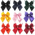 Women Tie Red Butterfly Women's Bow Tie Black Knot Female Girl Student Hotel Clerk Waitress Neck Wear Ribbon Ties green. 