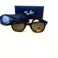 Ray-Ban Wayfarer Sunglasses For Men Good Quality Fashionable Stylish Black Colour Men's Sunglass. 