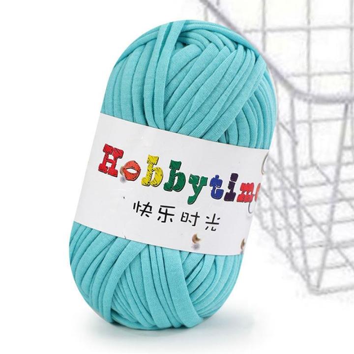 100g%20Knitting%20T%20Shirt%20Yarn%20Thick%20Soft%20Crochet%20Yarn%20Hand%20Woven%20Handbag%20Blanket%20Carpet%20Knit%20Cotton%20Cloth%20Yarn%20DIY%20Crafts%20-%20Image%207