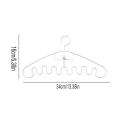 Waves Multi-port Support Hangers For Clothes Drying Rack Multifunction Plastic Clothes Rack Drying Hanger Storage Hangers.