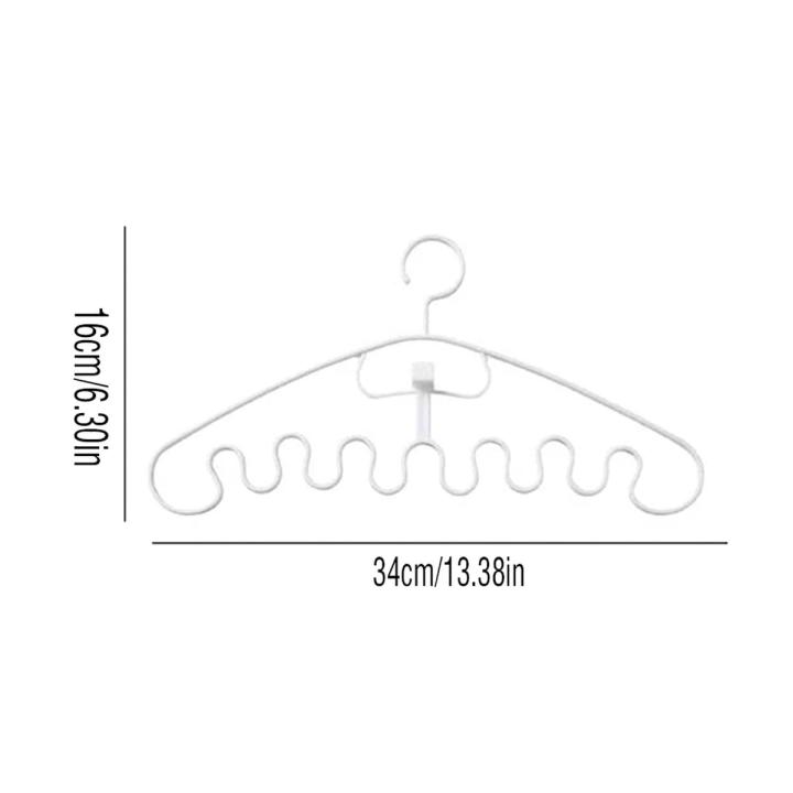 Waves Multi-port Support Hangers For Clothes Drying Rack Multifunction Plastic Clothes Rack Drying Hanger Storage Hangers