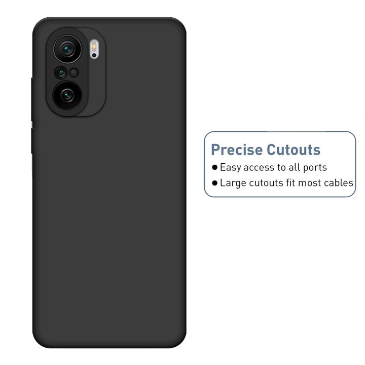 Xiaomi%20Mi%2011X/Mi%2011X%20Pro/Poco%20F3/K40/K40%20Pro%20Silicone%20Matte%20Flexible%20Soft%20Phone%20Case%20-%20Black%20-%20Phone%20Back%20Cover%20-%20Image%202