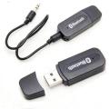 USB Bluetooth Music Receiver Adapter - Black. 
