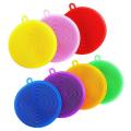 Silicone Sponge Dish Brush Food Grade BPA Free Rubber Sponges Dishwasher Safe and Dry Fast for Kitchen Dish. 