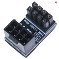 ATX 8pin Male 180 Degree to 8Pin Female Power Adapter for Desktops Graphics. 