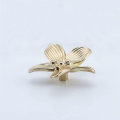 12Pcs Gold Flower Drawer Knobs Petal Kitchen Cabinet Knobs. 