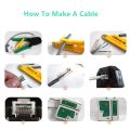 ONTi Network Tool Kit Professional Portable Ethernet Computer Maintenance LAN Cable Tester Crimper Cutter Repair Set with Bag.