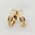 Ladies Big Stone cz Diamond Engagement Promise Anniversary Wedding Rings for Couples Dubai 24k Gold Plated Stainless Jewelry. 