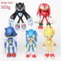12pcs Set Mini Cute Sonic PVC Character Toy Hedgehog Shadow Tail Figure Model Dolls Children Animal Toy Birthday Gift 5-6cm. 
