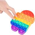 1 Among US Rainbow Pop-it Fidget Sensory Toy, Among US Popper Fidget Toys, Push & Pop Bubble Special Needs Stress Reliever Silicone - Popular Relaxing Game (Among US). 