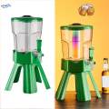 Beverage Dispenser with Stand and Lids 3L Cold Water Pitcher for BBQ Wedding. 