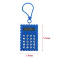 1pc Mini Calculator Pocket Student Mini Electronic Calculator Biscuit Shape School Office Supplies Mini Calculator. 