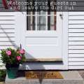 Coir Welcome Mats for Front Door Door Mat with Non- Backing D.