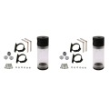 NAMUNY 2X Acrylic Cylinder Reservoir Water Tank G1/4 50mm x 140mm for Pc Liquid Cooling Water Cooling Kit for Computer Cpu. 
