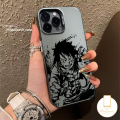 Luxury Plating Meatl Case For Redmi 9A 10 12 9T A1 13C 10A 10C 12C A2 9 9C NFC Note 13 11 12 9 11s 10 8 10s Pro Max Poco X6 M6 M3 C55 Mi 12 11 Lite Trend Anime Cool Luffy Ace Cover. 