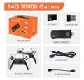 X8 Pro TV Game Console Gamestick 4K 30000 Games Emuelec System 40+ Emulator for PSP N64 Video Game Consolas Wireless Gamepads.