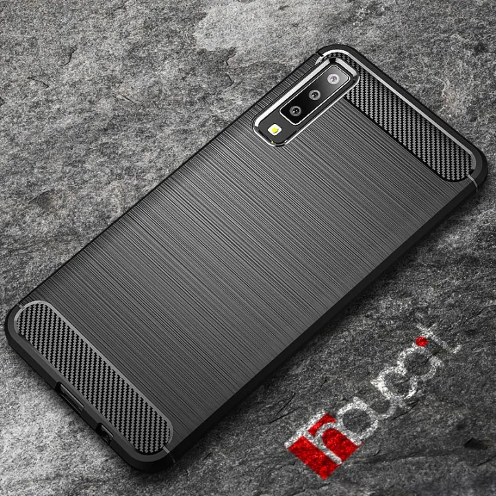 For Samsung Galaxy A7 2018 Case Silicone Rugged Armor Soft TPU Back Cover Case For Samsung A7 2018 A750 Phone Fundas Coque Cases