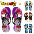New Dragon Ball Son Goku Vegeta Thong Slippers Anime Super Saiyan Adult Children Beach Flipflops Non-slip Bathroom Home Slippers. 