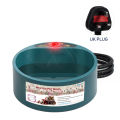 Heated Pet Dog Cat Bowl Heating Feeding Feeder Waterproof 0.58gal/2.2L/74oz. 