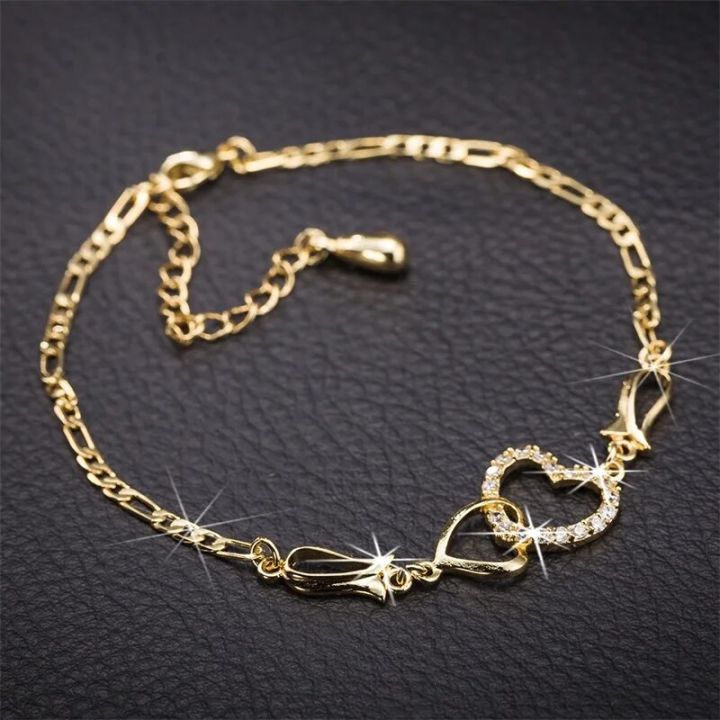 Fashion%20European%20and%20American%20Heart%20Shaped%20Wedding%20Dinner%20Wedding%20Dress%20Accessories%20Double%20Love%20Earrings%20Necklace%20Bracelet%20Gift%20-%20Image%204