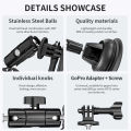 Group Vertical Suction Cup Mount For Car Windshield Window Action Camera Mount Holder Compatible For DJI Pocket 3 Cameras. 