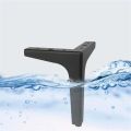 Iron Furniture Legs Replacement Right Angle Support Table Feet Home Metal Sofa Bed Leg with Anti-slip Foot Pad.