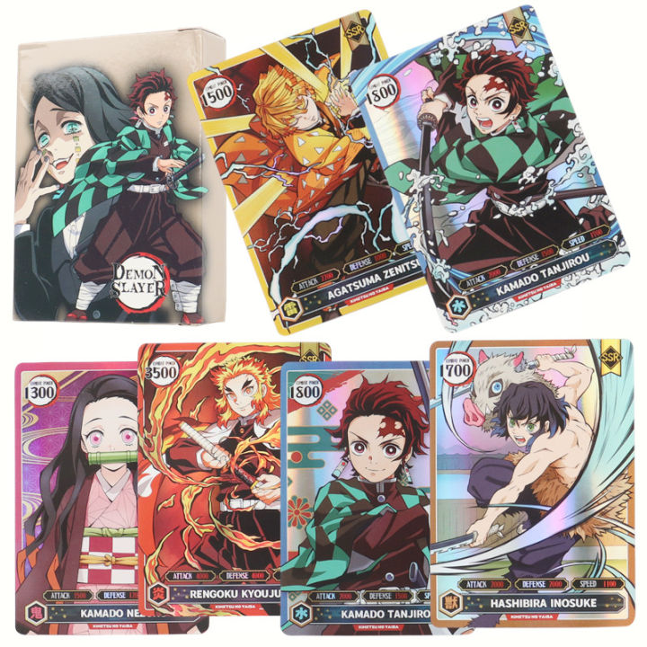 50PCS%20Demon%20Slayer%20Cards%20English%20Version%20SSR%20Card%20Ultra%20Rare%20Card%20Tanjirou%20Kamado%20Nezuko%20Character%20Collection%20Card%20-%20Image%206