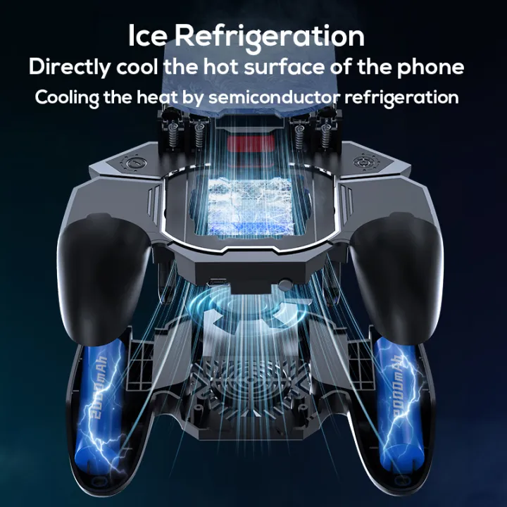 MEMO%20DL100%20Mobile%20Phone%206%20Fingers%20PUBG%20Gamepad%20Joysticks%20Controller%20Built-in%20Battery%20with%20Semiconductor%20Radiator%20for%20IOS%20Android%20-%20Image%204