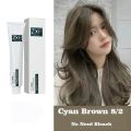 2023 Fashion Colors 100ml Hair Dye Cream Permanent Hair Coloring Pigment AmmoniaFree Lavender Purple Long Lasting Hair Paints. 