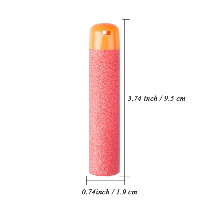 6PCS%20Mega%20for%20Nerf%209.5cm%20Red%20Rifle%20Darts%20Mega%20Foam%20Big%20Hole%20Head%20for%20N-Strike%20Mega%20Series%20-%20Image%202