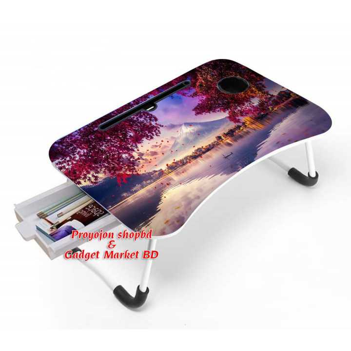 Multipurpose Foldable Laptop Table (Study and Bed Table)