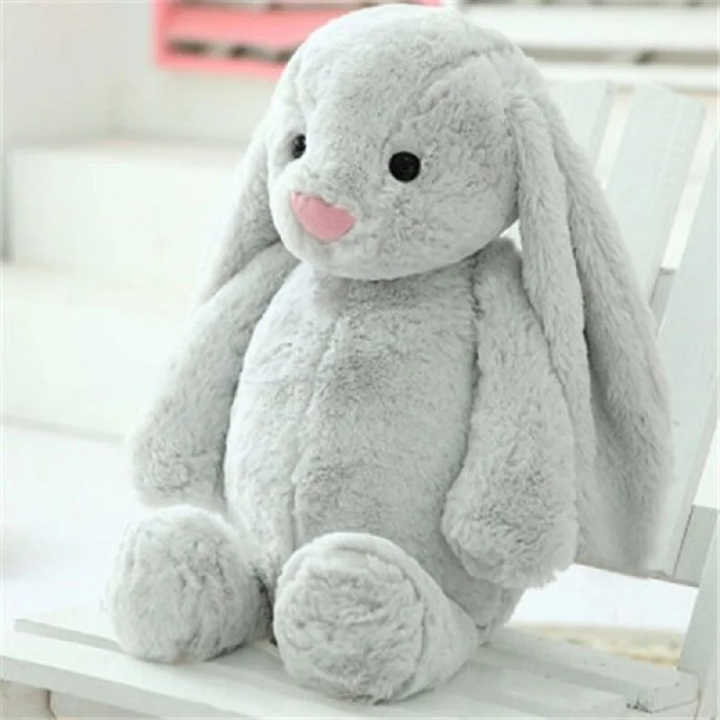 MoupBoi Bunny Plush Toys Soft Stuffed Animals Kids Long Ear Rabbit Sleeping Cute Cartoon Plush Toy Dolls Children Appease Toys Gift