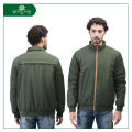 WOODLAND Men Olive/Mustrad Full Zipper Reversible Jacket.