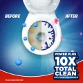 Harpic Toilet Cleaner 2L (1L X 2), Double Pack Original Power Plus 10x Total Clean, new & thicker formula kills 99.99% of germs.