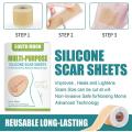 1Roll Scar Treatment Silicone Gel Sheet Efficient Surgery Scar Removal Therapy Patch For Acne Trauma Burn Scar Skin Repair.