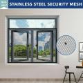 304 Stainless Steel Woven Wire Mesh Window Screen Security Mesh Roll Replacement for Balcony Porch Cabinets, Poultry Netting Cage Fence. 