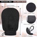 1pcs Both-side Deep Exfoliating Bath Shower Glove - 100% Viscose Fiber Scrubbing Gloves for Dead Skin Removal and Body Spa Kits. 