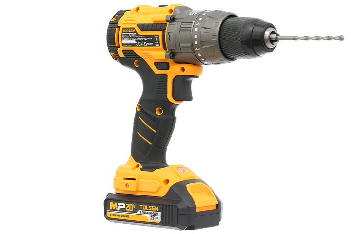 Tolsen 20v Li Ion Brushless Cordless Impact Drill Industrial Model
